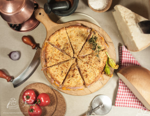 Pizzolo con ripieno di verdure